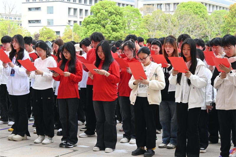 读书月活动现场。